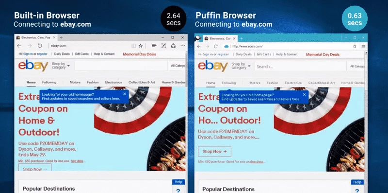 Puffin Browser — Screenshot 1